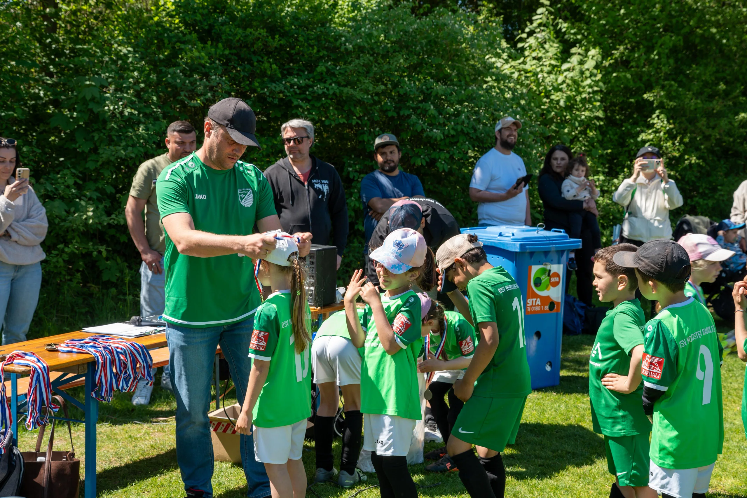 Siegerehrung beim URMEL Bambini Spieltag