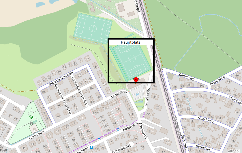 Hauptplatz des BSV Nordstern Radolfzell