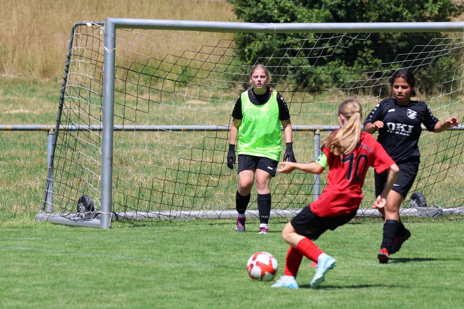 Spielerinnen der B-Juniorinnen beim Teamtag