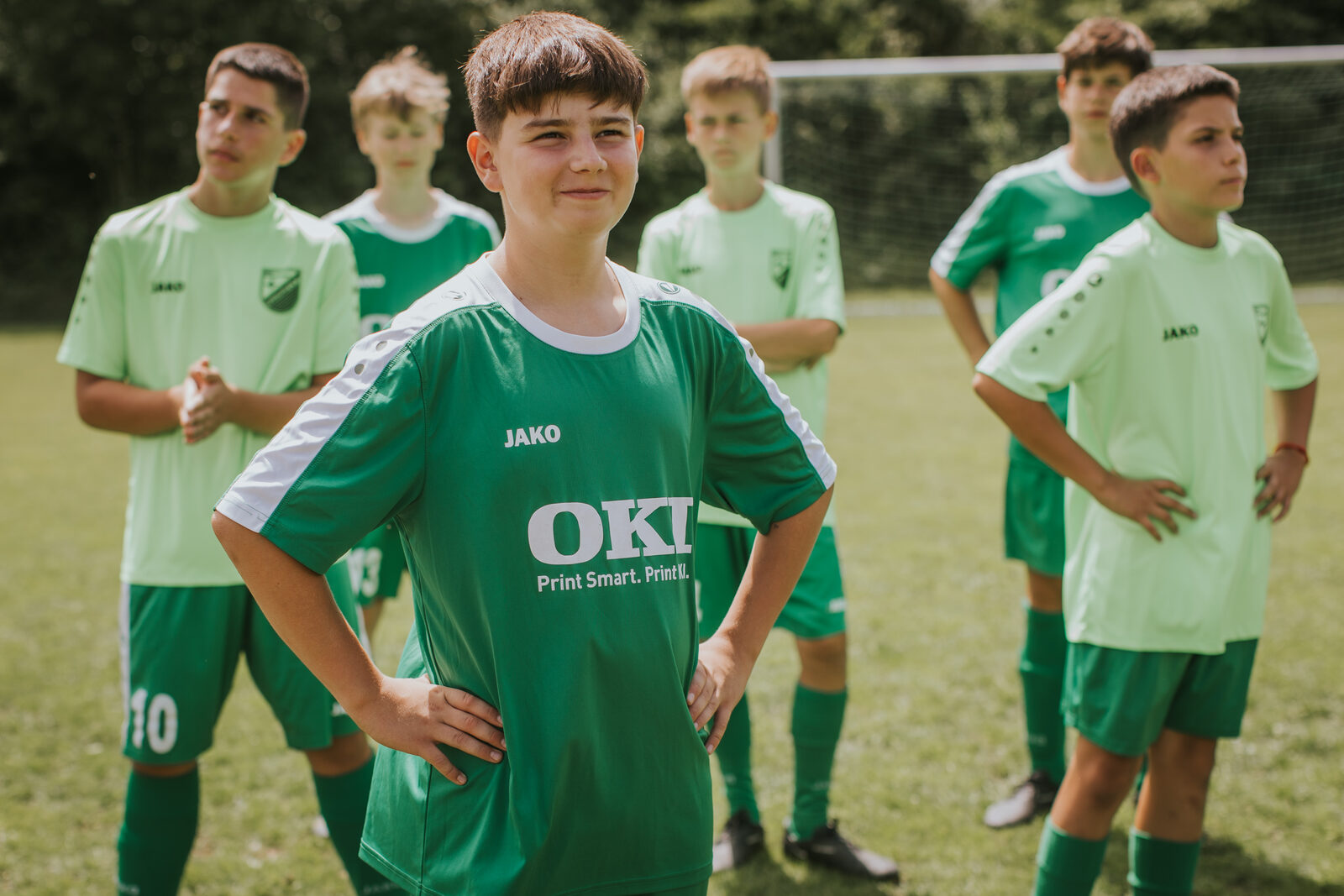 Jugendliche des BSV Nordstern beim Fußball