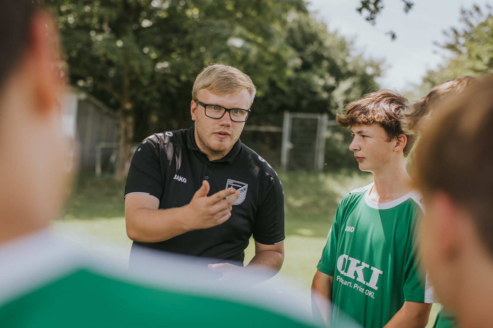 Jugendliche des BSV Nordstern beim Fußball