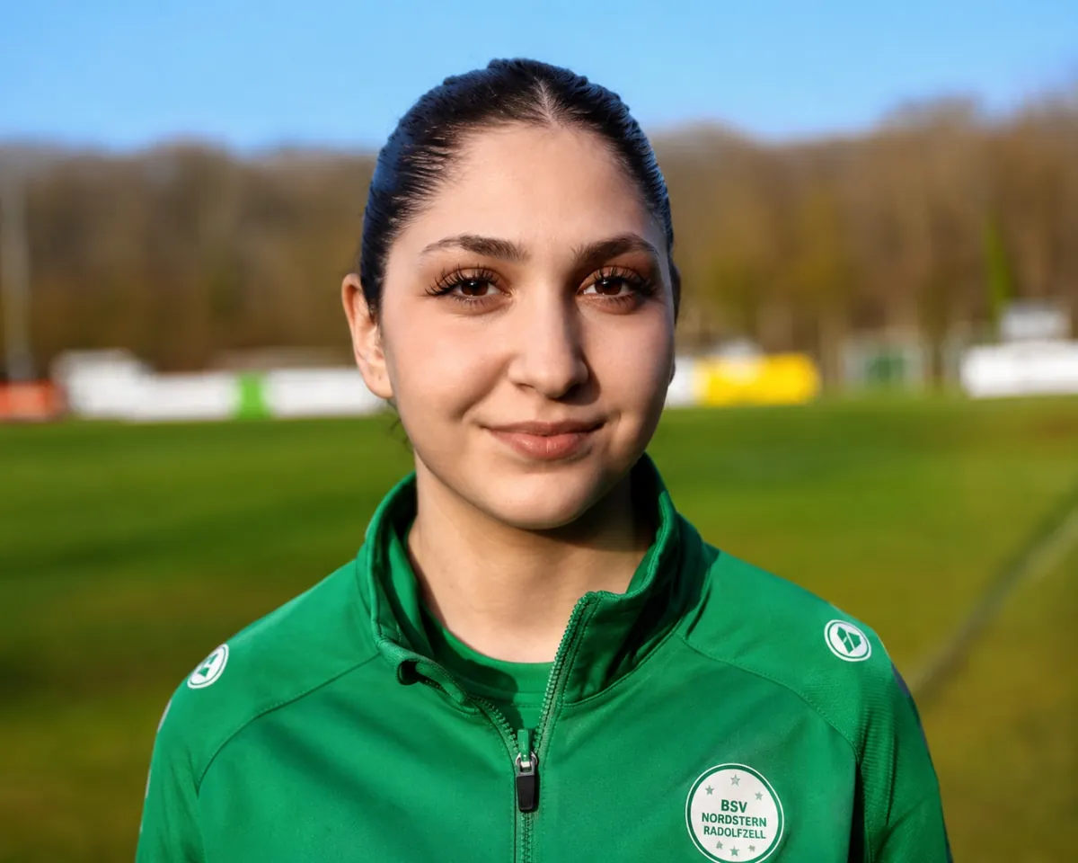 Mariam Oboladze auf dem BSV-Nordstern-Gelände