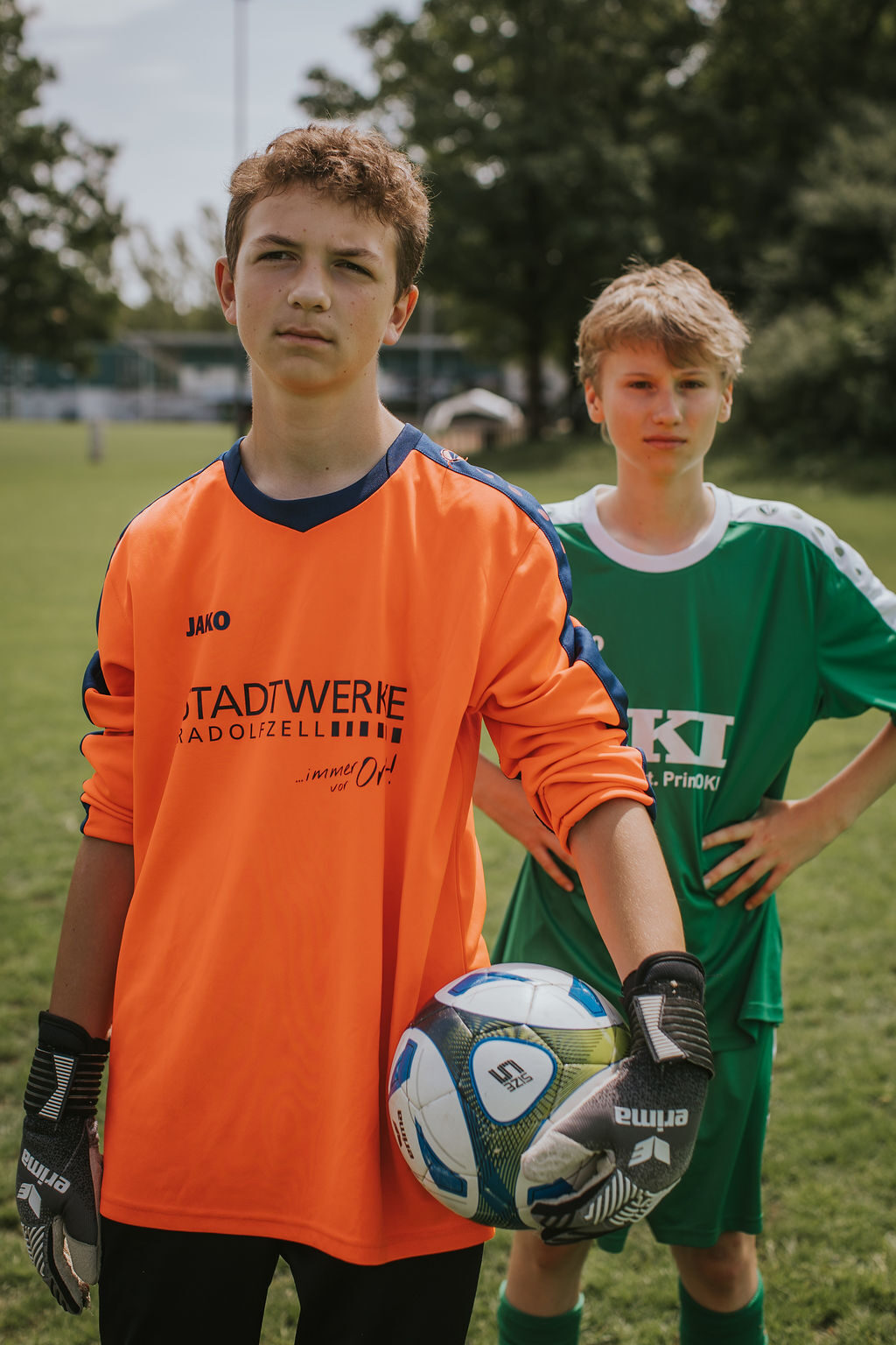 Im Spiel bei den U17 B-Junioren