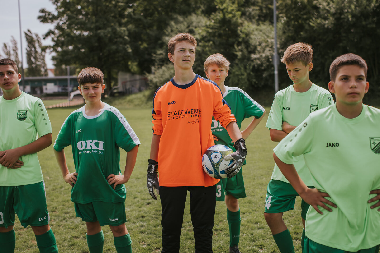 Volle Konzentration bei den U17 B-Junioren