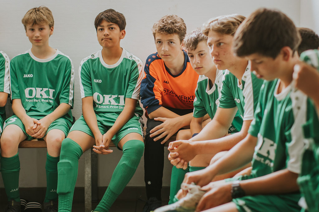 Gemeinsam verteidigen bei den U17 B-Junioren