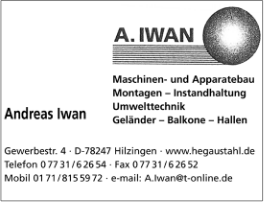 Logo von A. Iwan · Maschinen- und Apparatebau