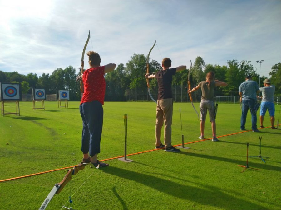 Bogensporttraining auf dem BSV-Nebenplatz